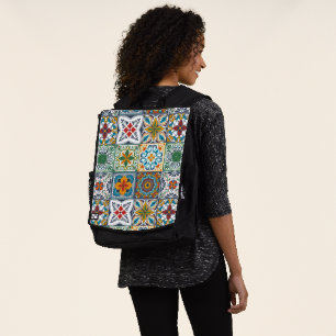 Mochila Baldosas inspiradas por Talavera