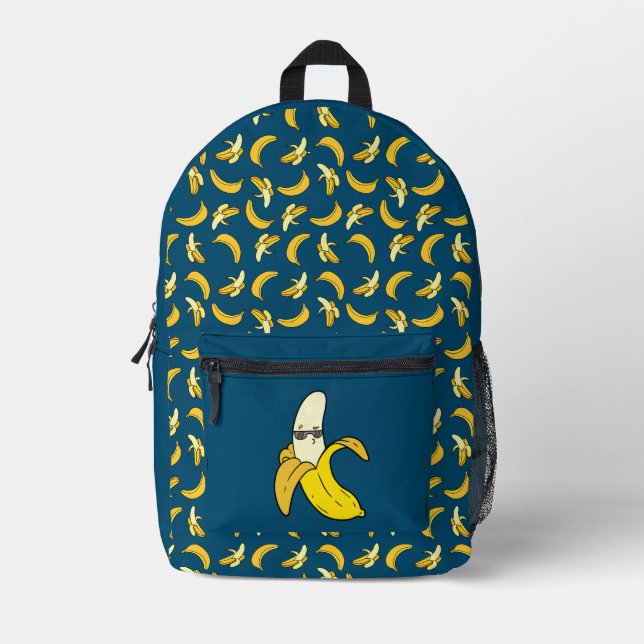 Mochila bananera Sexo neutro Marina Azul (Anverso)