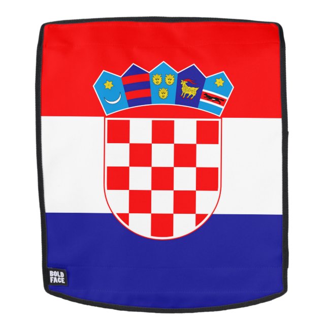Mochila Bandera de Croacia (Cara extraíble)