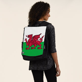 Mochila Bandera de dragón de Gales, bandera nacional gales