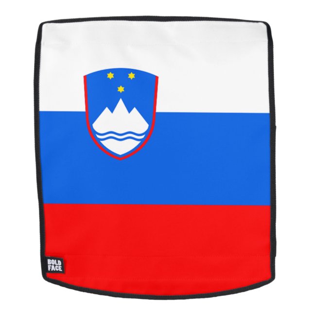 Mochila Bandera de Eslovenia (Cara extraíble)