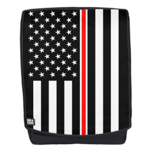 Mochila Bandera de la Línea Roja Fina: Memorial de Héroes 