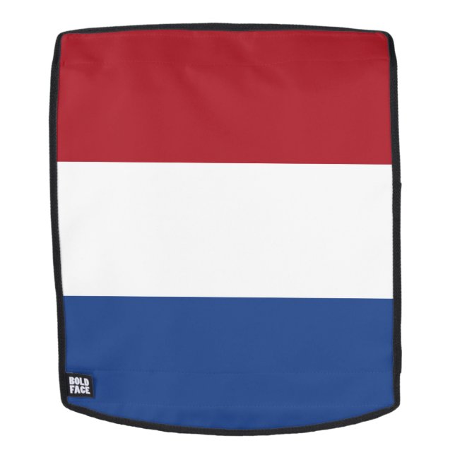 Mochila Bandera de los Países Bajos (Cara extraíble)