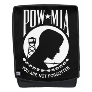 Mochila Bandera del POW MIA: Soldados desaparecidos en la 