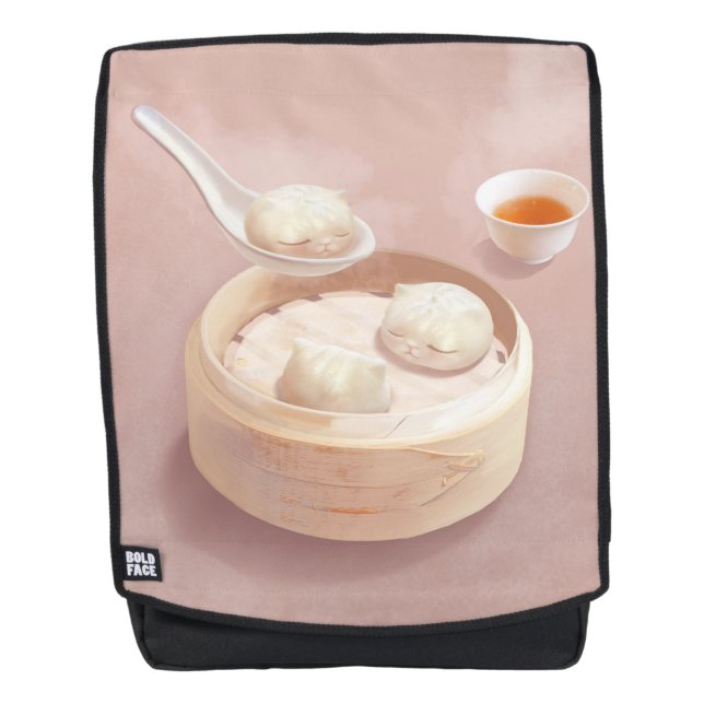 Mochila Bao Baby - Tea Time Bao Buddies (Anverso)