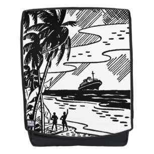 Mochila Barco de crucero retro
