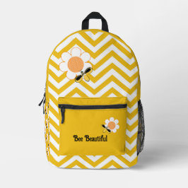 Mochila Bee Beautiful Print Cut Sew