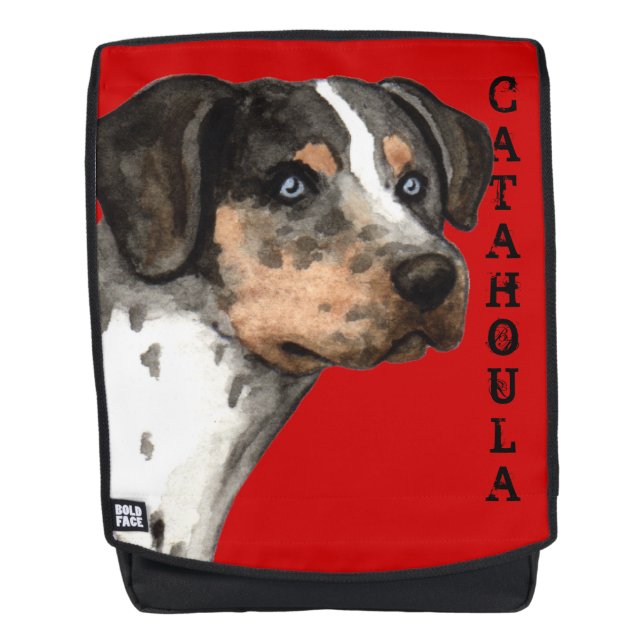 Mochila Bloque de color de Catahoula (Anverso)