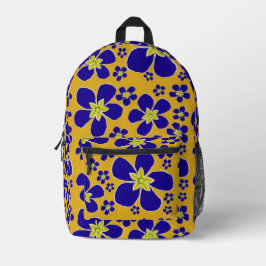 Mochila Blue Enight Primrose Print Cut Sew