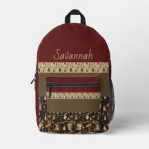 Mochila Boho-Moda Sage Green & Rust