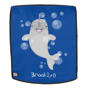 Mochila Bombillas de narguile alegres, ilustracion persona