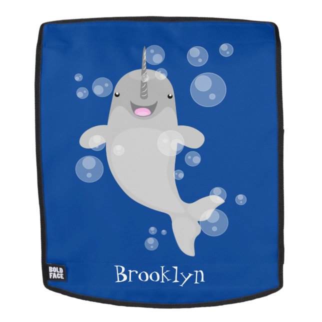Mochila Bombillas de narguile alegres, ilustracion persona (Cara extraíble)