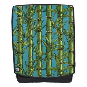Mochila Bosque de bambú en azul