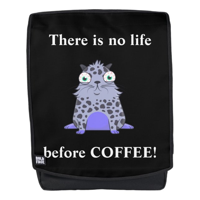 Mochila Caffelotta cryptokitty quiere café (Anverso)