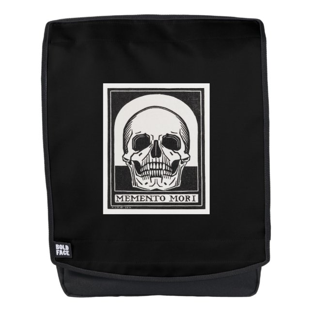 Mochila Calavera Memento Mori (Anverso)