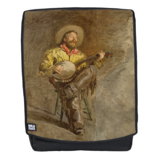 Mochila Cantando vaquero español con canción de sendero to