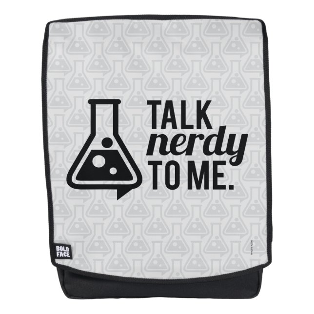 Mochila Charla Nerdy (Anverso)