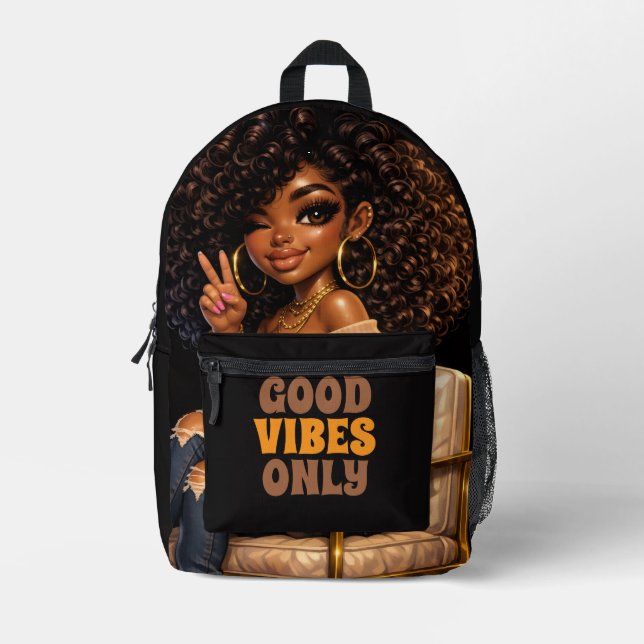 Mochila Chibi Woman – Bolso de Moda de Anime Elega (Anverso)