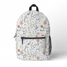 Mochila Chica de fantasía floral elegante y capric