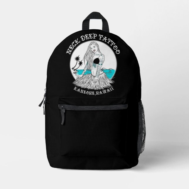 Mochila Chica de Tattooed Hula (Anverso)
