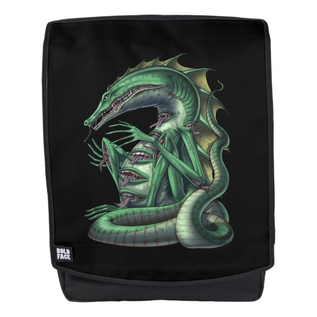 Mochila CipactliAztec Mythology Creature Cipactli (Anverso)