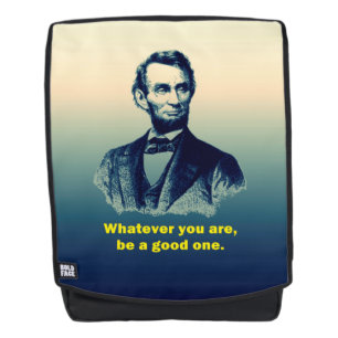 Mochila Cita de Abraham Lincoln