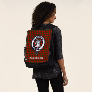 Mochila Clan Dunbar Escudo Badge & Tartan