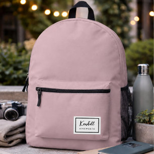 Mochila   Clásico Bolso de Libro con Parche de Nom