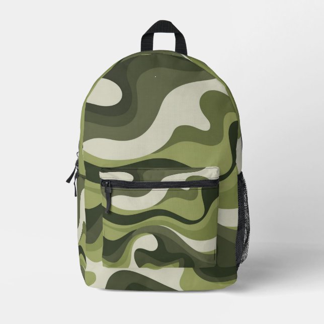 Mochila Colores del Ejército Verde (Anverso)