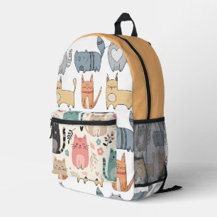 Mochila colorida preciosa, impresa única