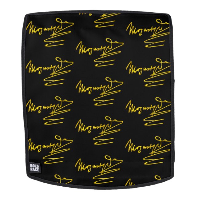 Mochila COMPOSICIÓN DE MOZART 3D Gold Signature Composer n (Cara extraíble)