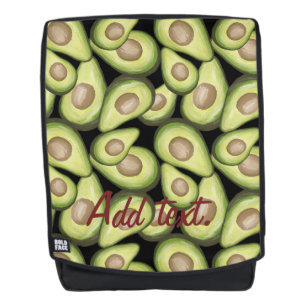 Mochila con estampado de "Aguacate"