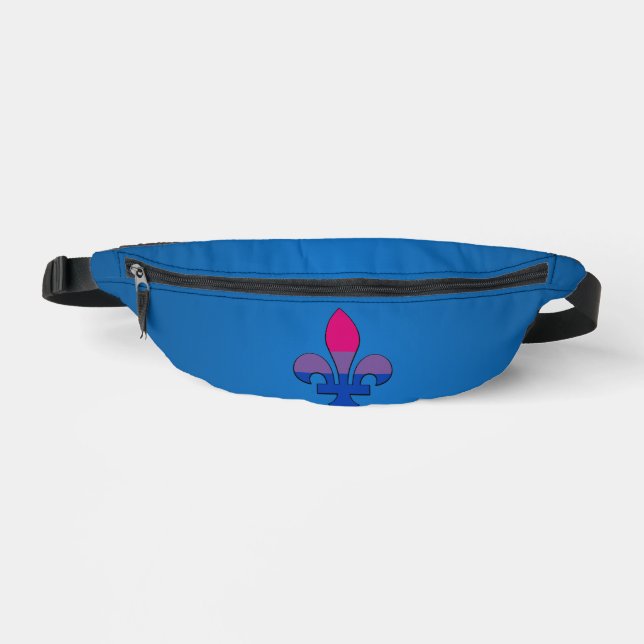 Mochila con orgullo bisexual fleur-de-lis (Anverso)