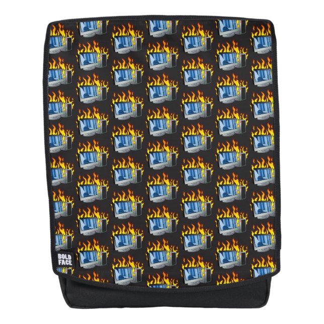 Mochila contra incendios de computadoras (Anverso)