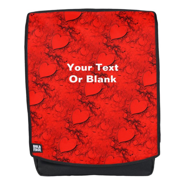 Mochila Corazones sensibles (Anverso)