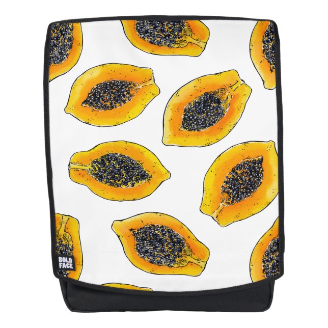 Mochila Cortes de papaya (Anverso)