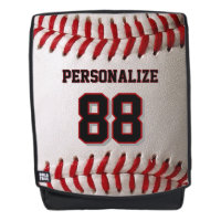 Costura Clásica de Béisbol con Nombre y Número Per
