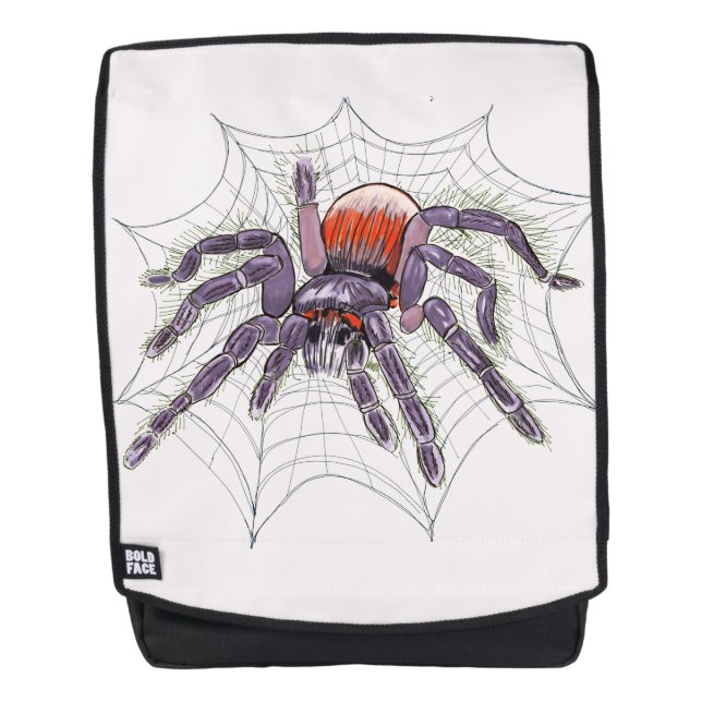 Mochila Creepe arte original de Tarantula Spider (Anverso)