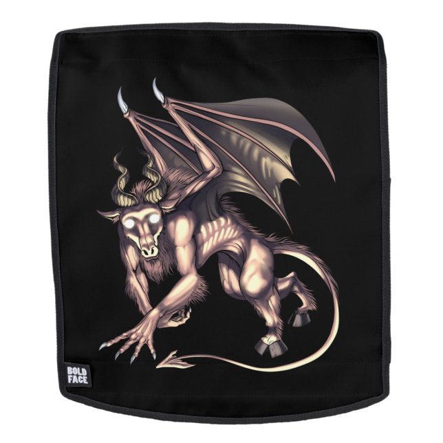 Mochila Criatura Criptica del Diablo de Jersey (Cara extraíble)