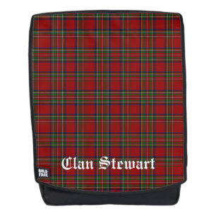 Mochila Cuadro de Tartán del Clan Stewart
