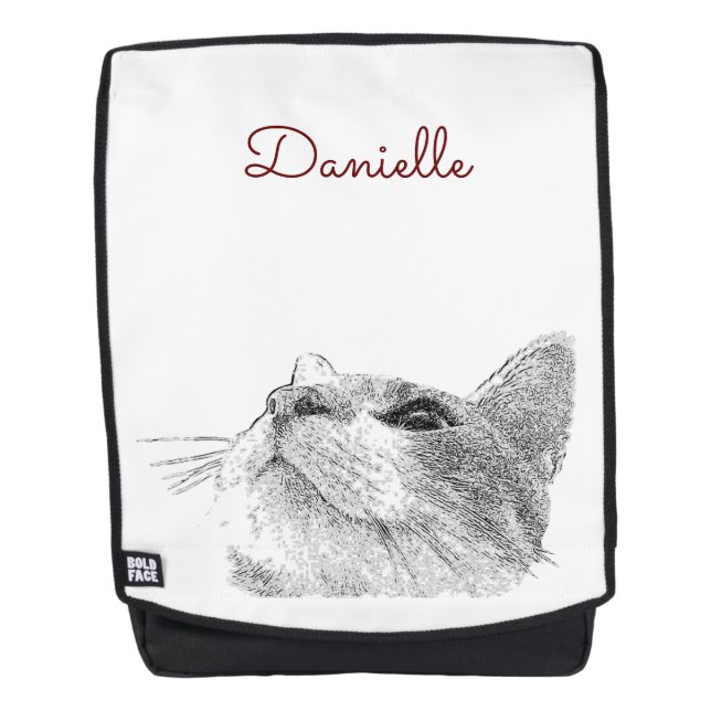 Mochila curiosa para gatos (Anverso)