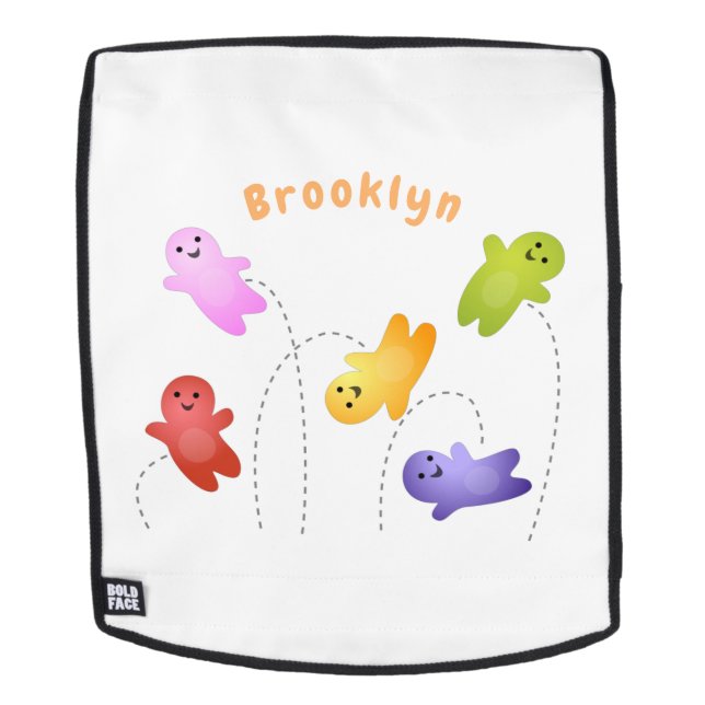 Mochila Cute jelly bebés dulces personalizado (Cara extraíble)