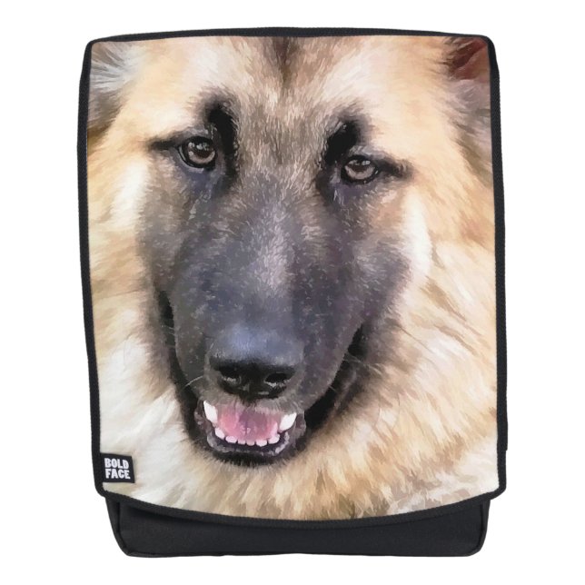 MOCHILA CUTE PERRO DE SHEPHERD ALEMÁN (Anverso)