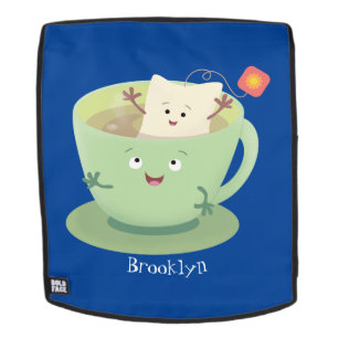 Mochila Cuto teabag taza personalizado personaje de humor