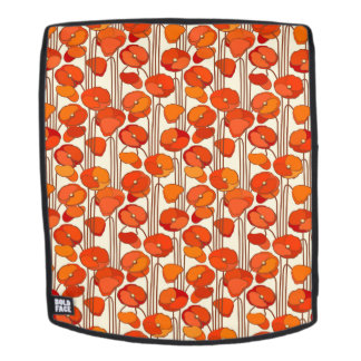 Mochila de amapolas Art Nouveau #2 Cara