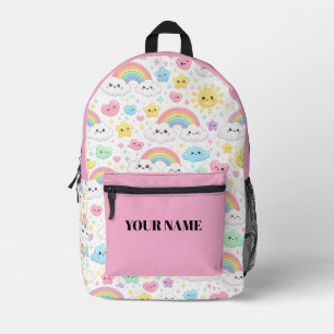 Mochila de arcoíris Kawaii linda Bolsa personali