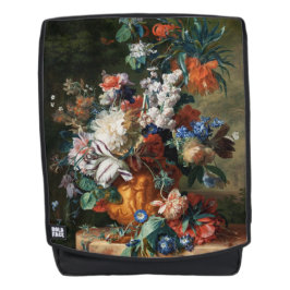 Mochila de arte Bouquet of Flowers de Van Huysum