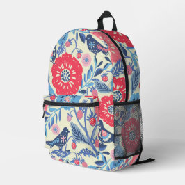 Mochila de arte folclórico
