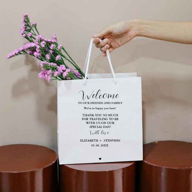Mochila de bienvenida boda moderna bolsas de invit (Subido por el creador)