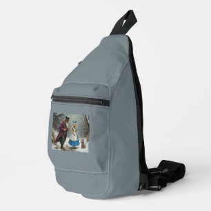 Mochila de bolso gris de Winter Alice